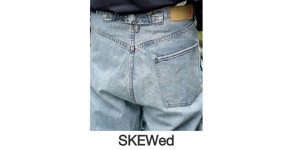 ニードルズ NEEDLES 8オンスデニム ローズ ジャガード ヒザデルパンツ