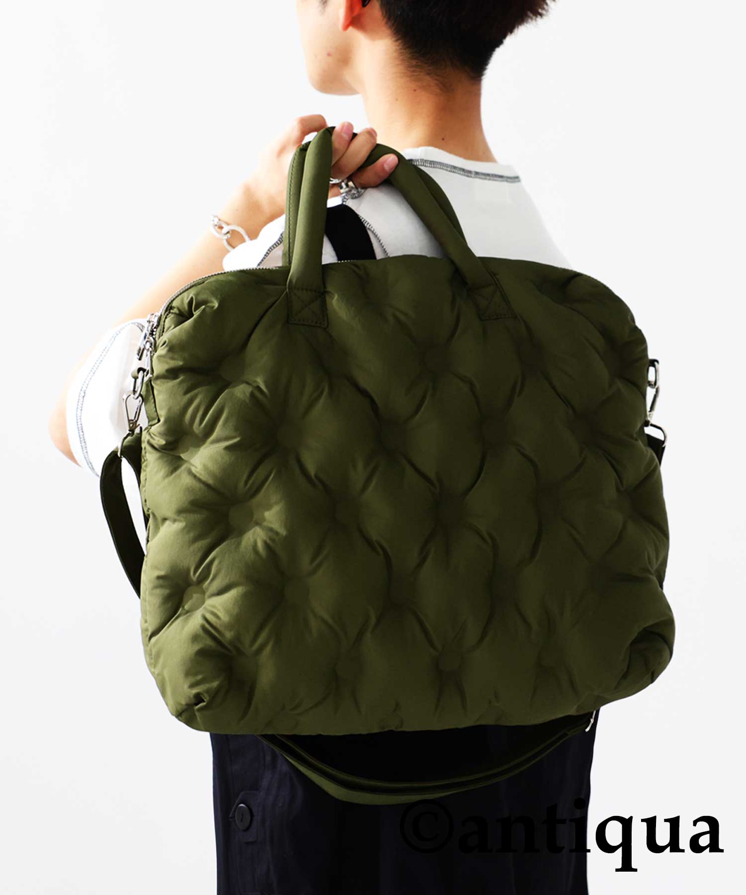 antiqua（アンティカ） ボンディングボストン メンズ 鞄 ショルダー