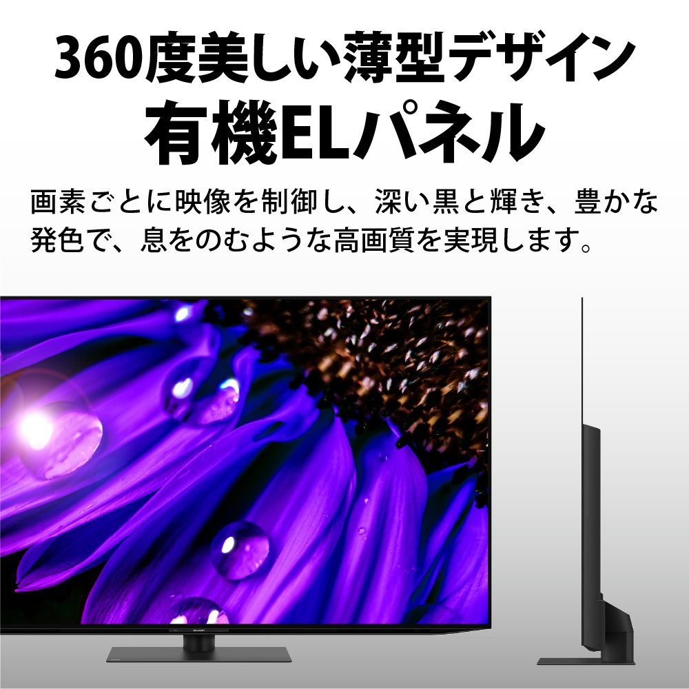 SHARP（シャープ） テレビ 48型 有機ELテレビ アクオス 48インチ TV 4K