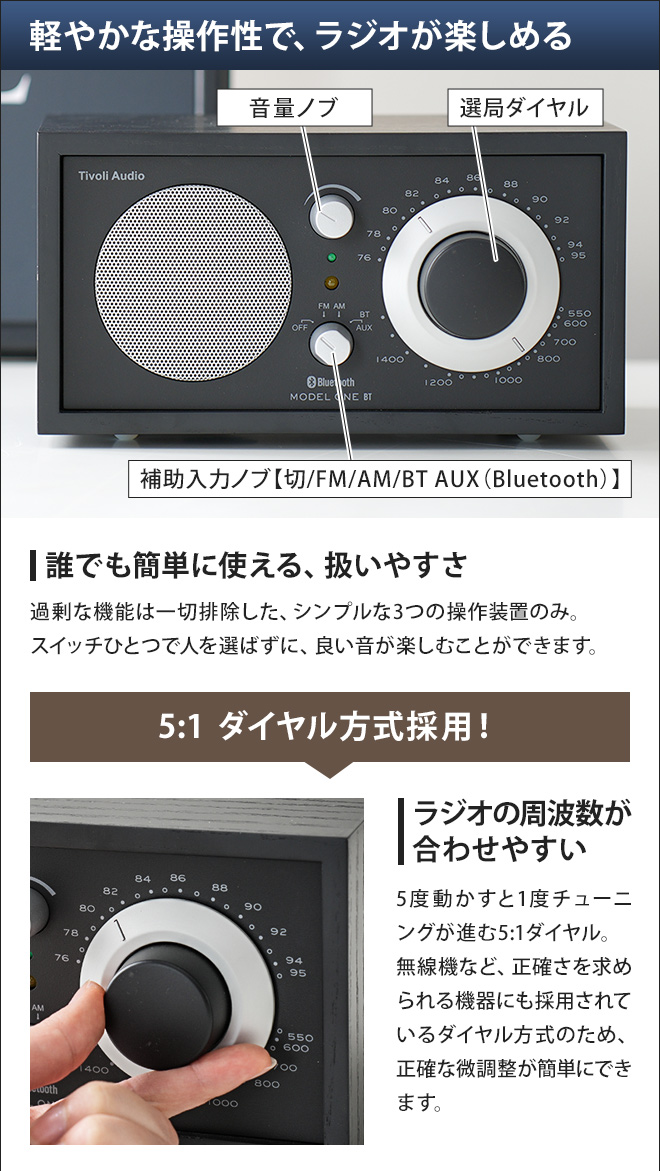 Tivoli Audio（チボリ・オーディオ） オーディオ スピーカー チボリ