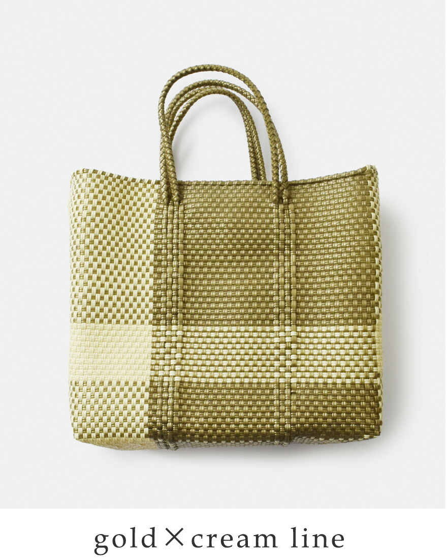 Letra（レトラ） メルカドバッグ S CROSS LINE MINI CHECK mcheck