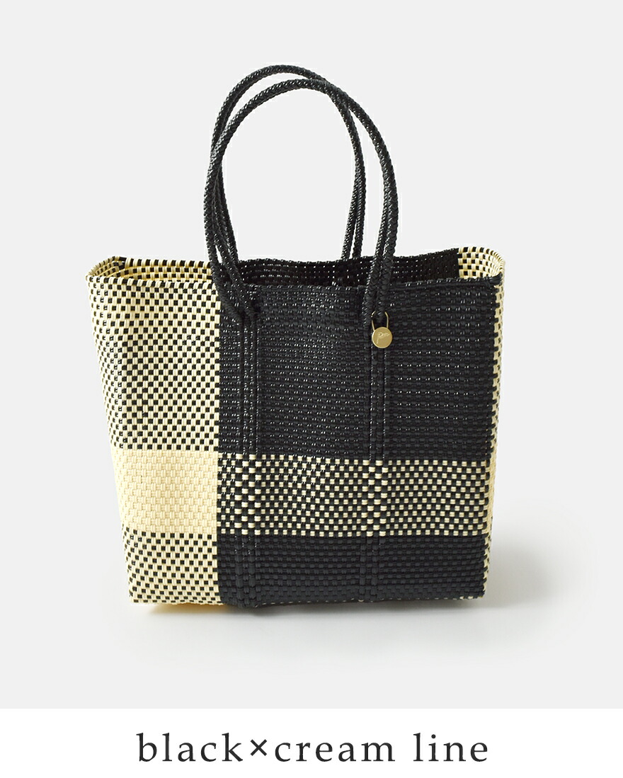 Letra（レトラ） メルカドバッグ ロングハンドル Mサイズ CROSS LINE