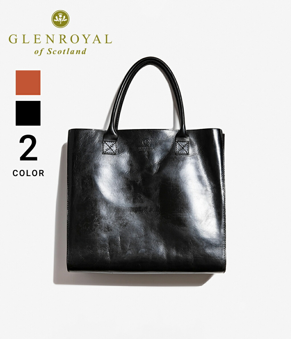 GLENROYAL（グレンロイヤル） ： BRIDLE LEATHER BIG TOTE BAG / 全2色