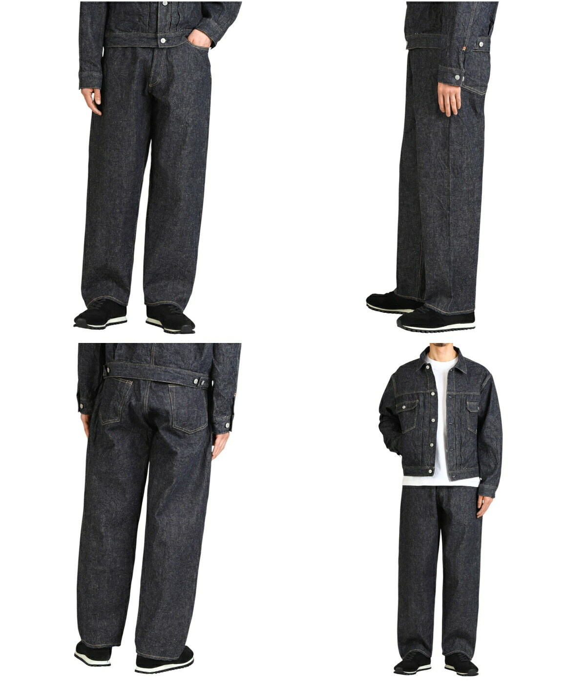 GOLD / ゴールド ： RECYCLED WASTE SUVIN COTTON YARN 14oz DENIM