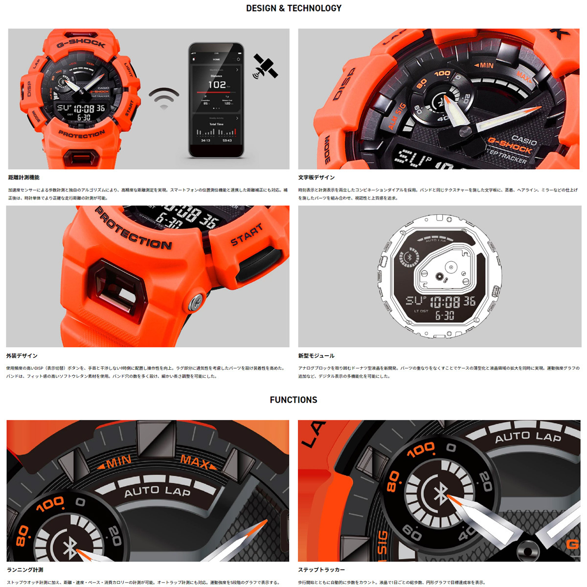 G-SHOCK CASIO スマートウォッチ ジーショック Bluetooth スマホ 着信