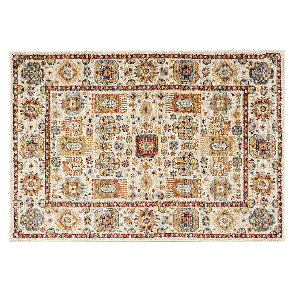 ラグ マット ウィルトン織 トライバル 柄 約 130×190cm 長方形