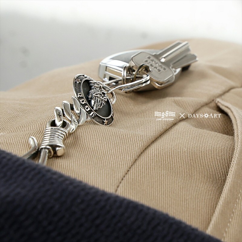 キーホルダー メンズ カラビナ キーフック おしゃれ ブランド ベルト