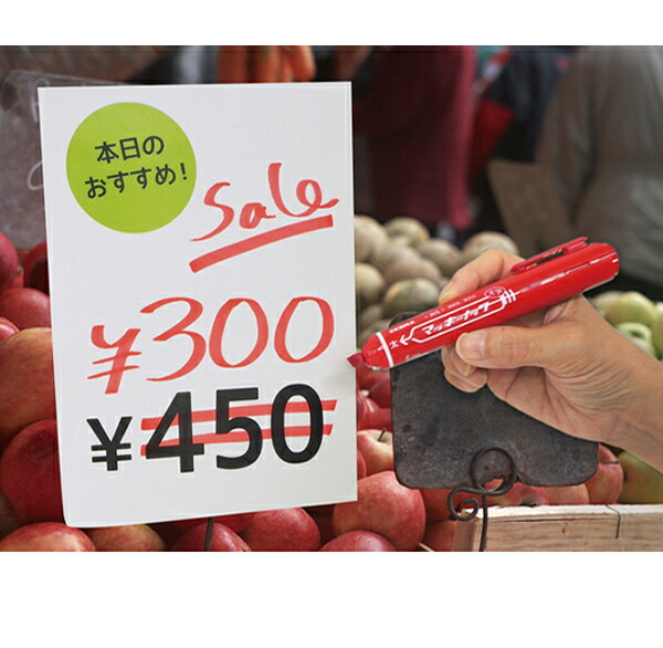 10本セット】 ゼブラ マッキーノック 片手ですぐ使える 油性マーカー