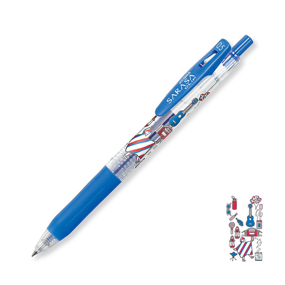 サラサ ゼブラ JJ15-Y2 ゲルボールペン サラサクリップ0．5 Y2