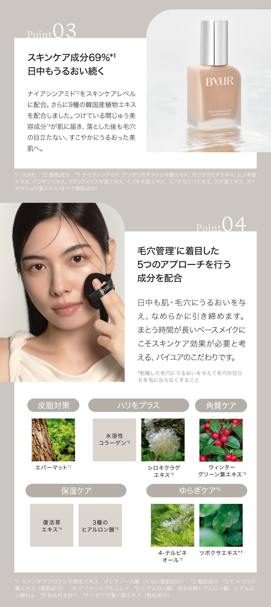 バイユア ファンデ ByUR ファンデーション リキッドファンデーション