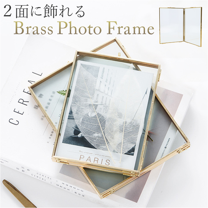 フォトフレーム 写真立て 2面 通販 写真たて ツインフレーム 2L ペア