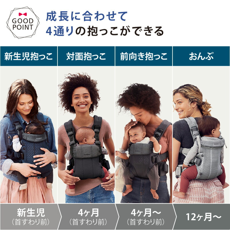 BABYBJORN（ベビービョルン） 抱っこ紐 ハーモニー クリーム 新生児