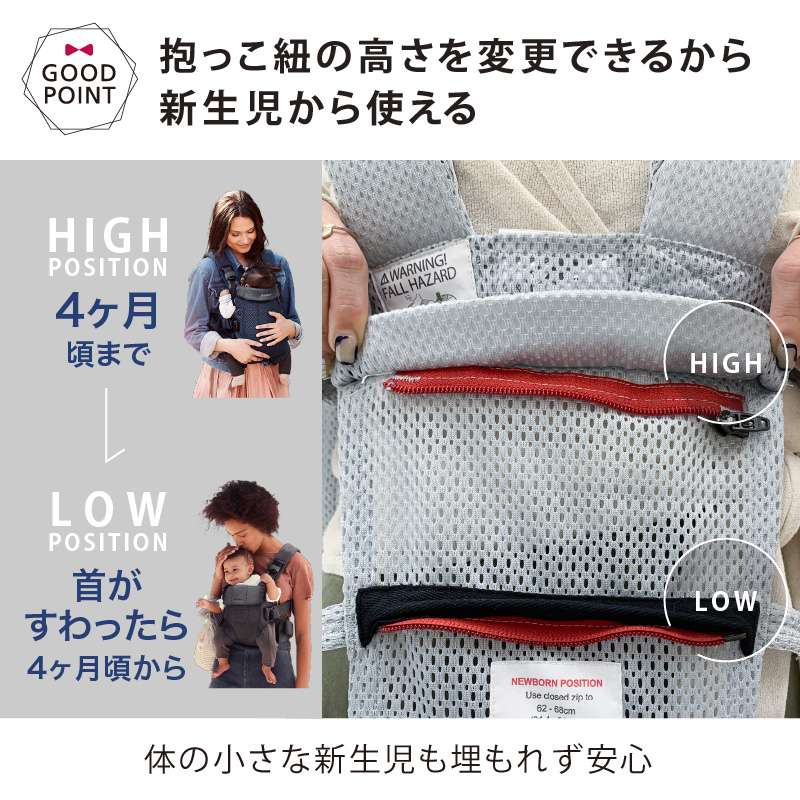 BABYBJORN（ベビービョルン） 抱っこ紐 ハーモニー ブラック 新生児