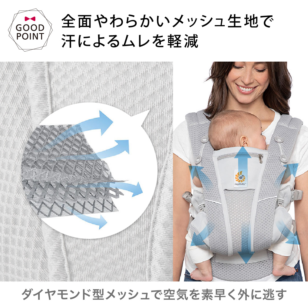 純正付属品付き エルゴベビー オムニ デラックス ナチュラルベージュ