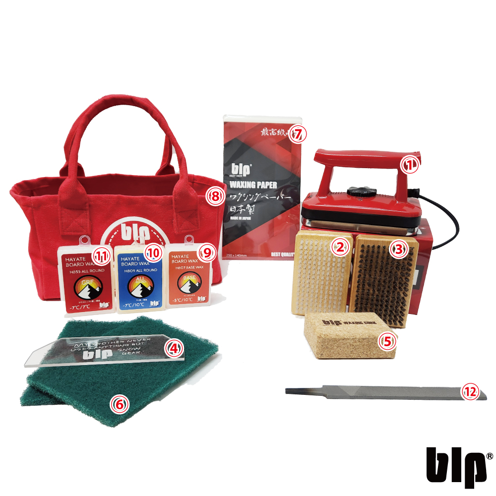 スキー スノボメンテナンス用blpホットワックスセット最速マスター12点