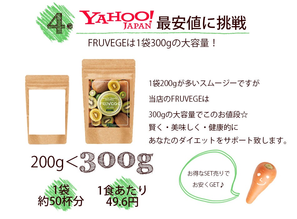 キウイグリーン味 300g 約50杯分 スムージー チアシード配合 置き換え