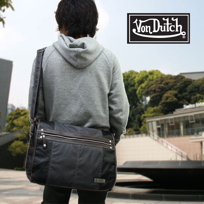 ボンダッチ（Von Dutch） ショルダーバッグ BIGメッセンジャーバッグ