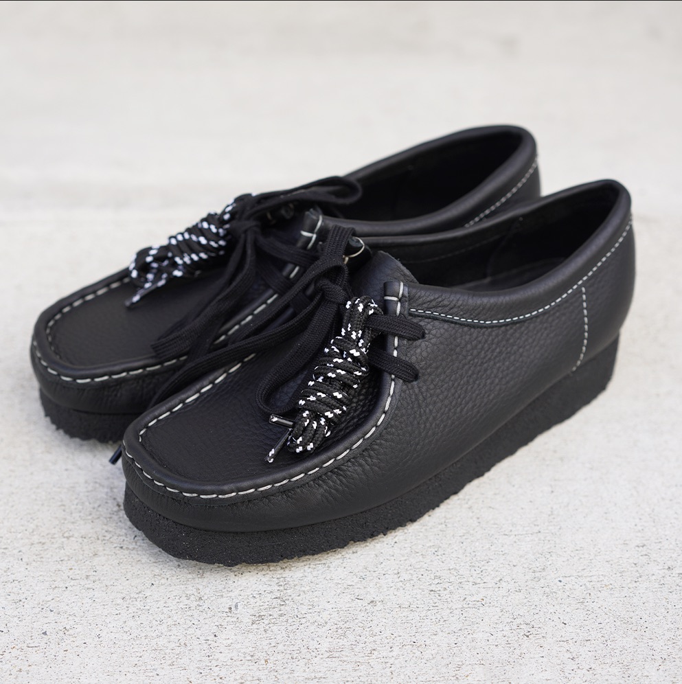 Clarks（クラークス） オリジナル ワラビー ブラック レザー