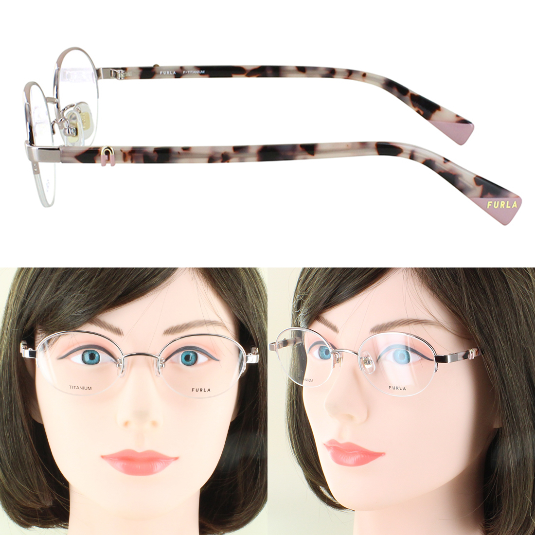 FURLA（フルラ） メガネ フレーム 眼鏡フレームのみ レディース