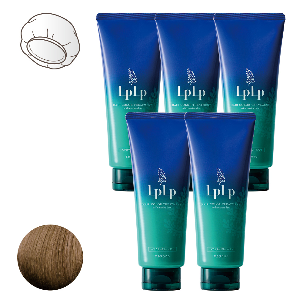LPLP（ルプルプ） 白髪染めトリートメント ヘアカラー LPLP 5本セット