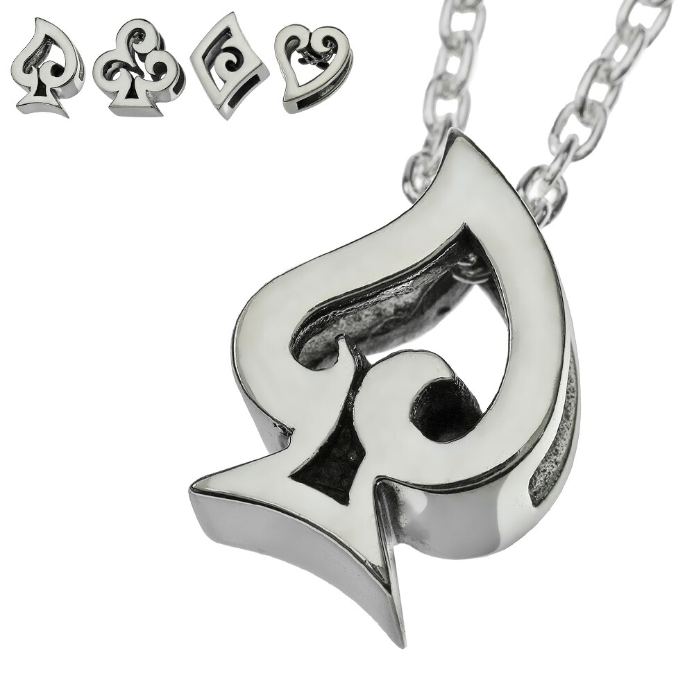 Binich（ビニッチ） トランプ ネックレス メンズ レディース シルバー