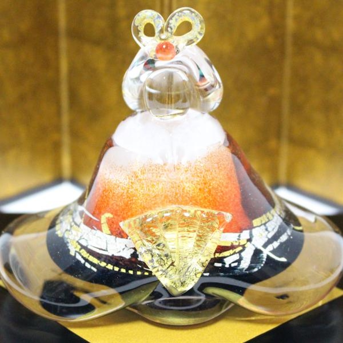 ガラスのお雛様 富士雛 (ふじびな) glass calico グラスキャリコ