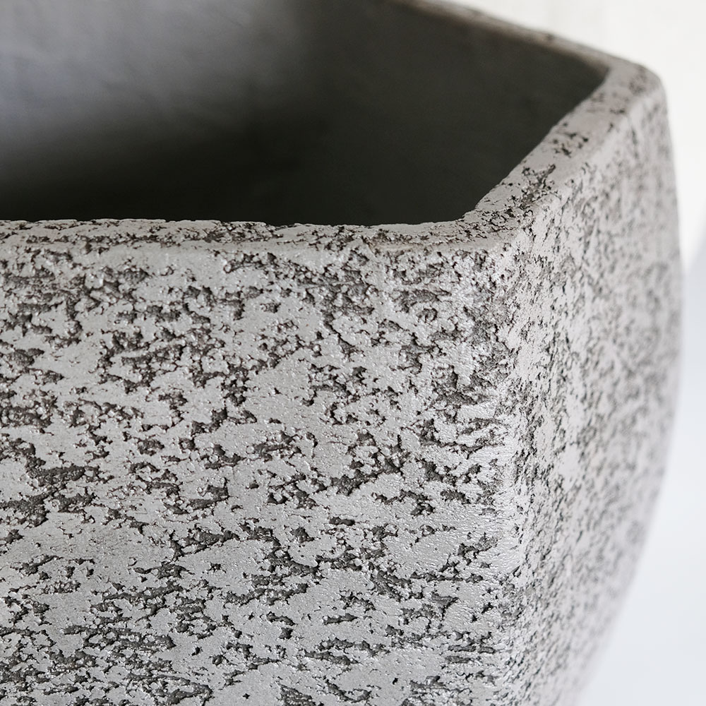 植木鉢 おしゃれ 大型 Eco Stone ポットヘキサゴン 鉢カバー stem 懸崖