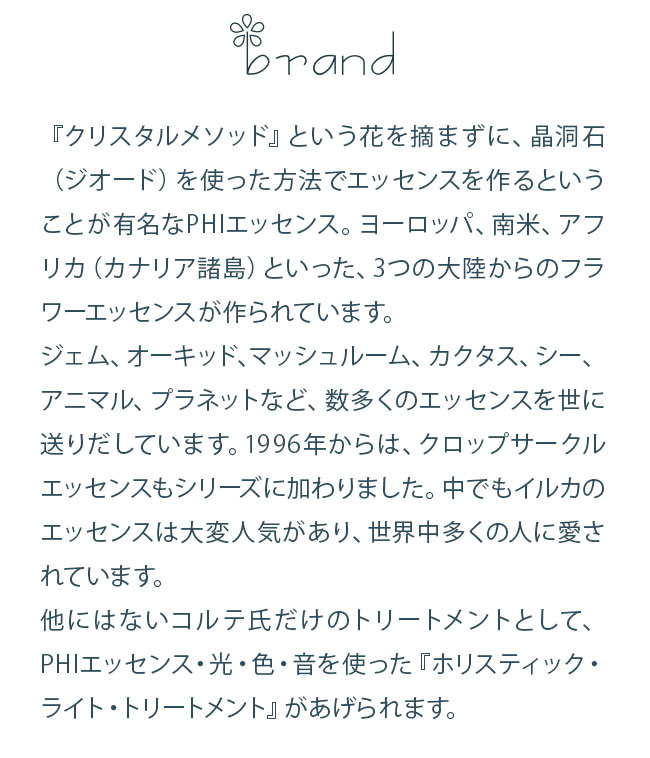 フラワーエッセンス コルテPHIエッセンス エッセンスクリーム ビーナス