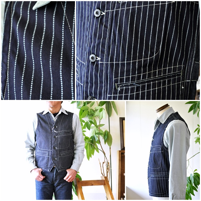 SUGAR CANE ウォバッシュベスト ワークベスト シュガーケーン