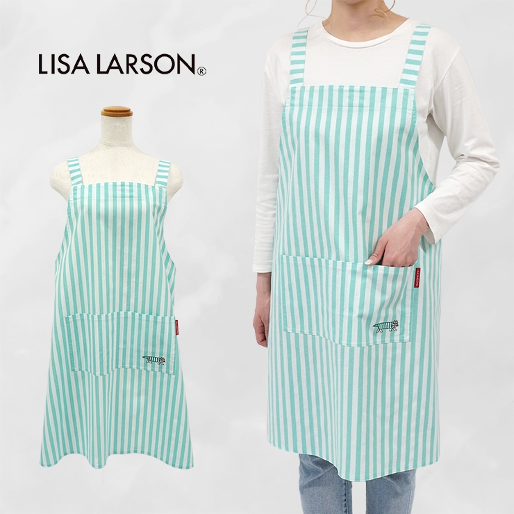 Lisa Larson（リサラーソン） エプロン ブランド H型エプロン かぶる