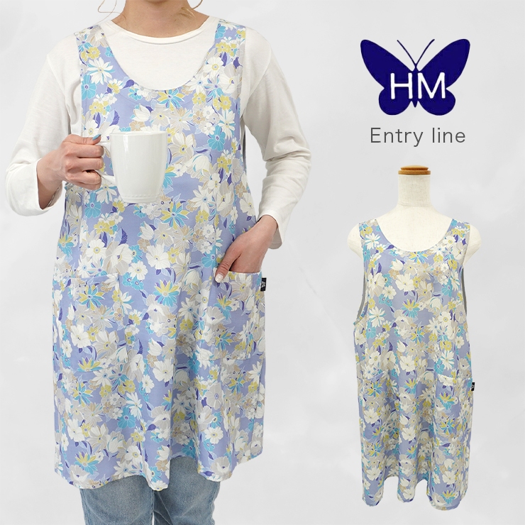 HANAE MORI（ハナエモリ） エプロン Entryline HANAEMORI 母の日