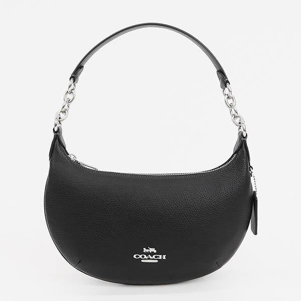 COACH（コーチ） ショルダーバッグ レディース レザー ラウンド ワン