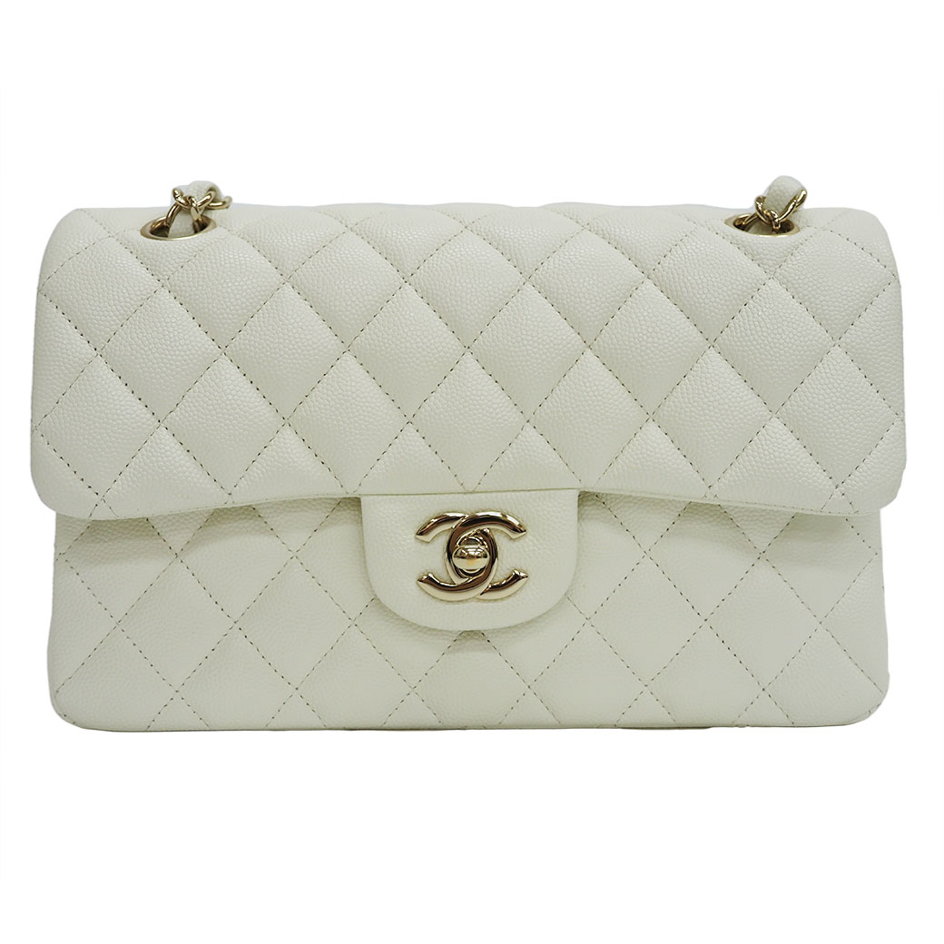 マトラッセ シャネル CHANEL バッグ 23 Wチェーン ショルダー キャビア