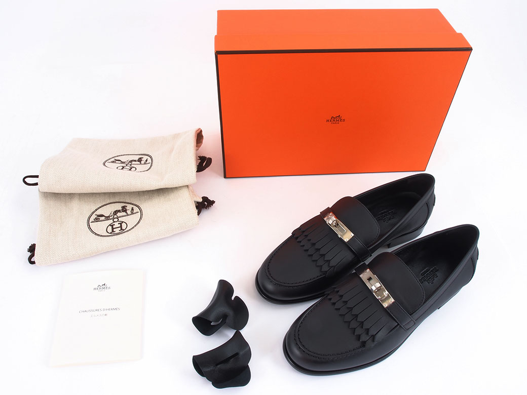 HERMES（エルメス） ローファー レディース 38 24.5cm位 ケリー