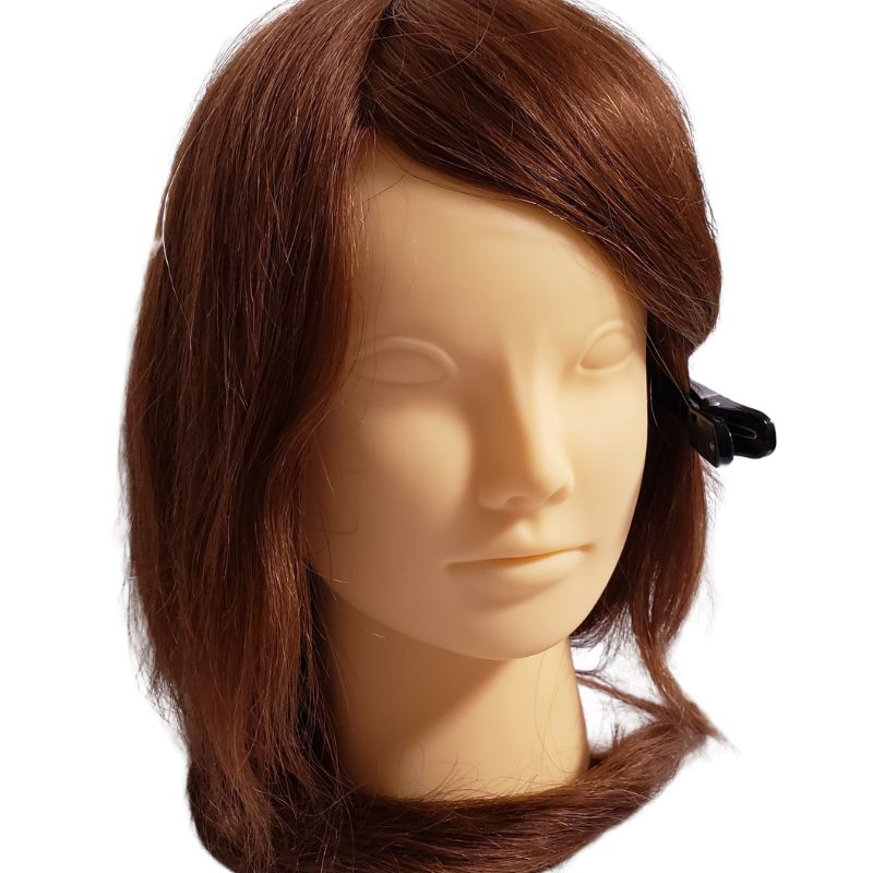 美容師 人毛100％ ヘアアレンジ セットアップウィッグ 茶髪 キタムラ