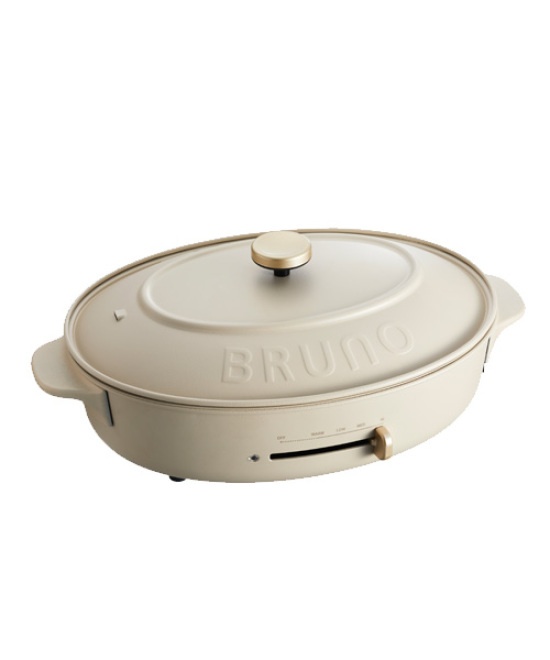 BRUNO（ブルーノ） オーバルホットプレート ハーフプレート セット 母