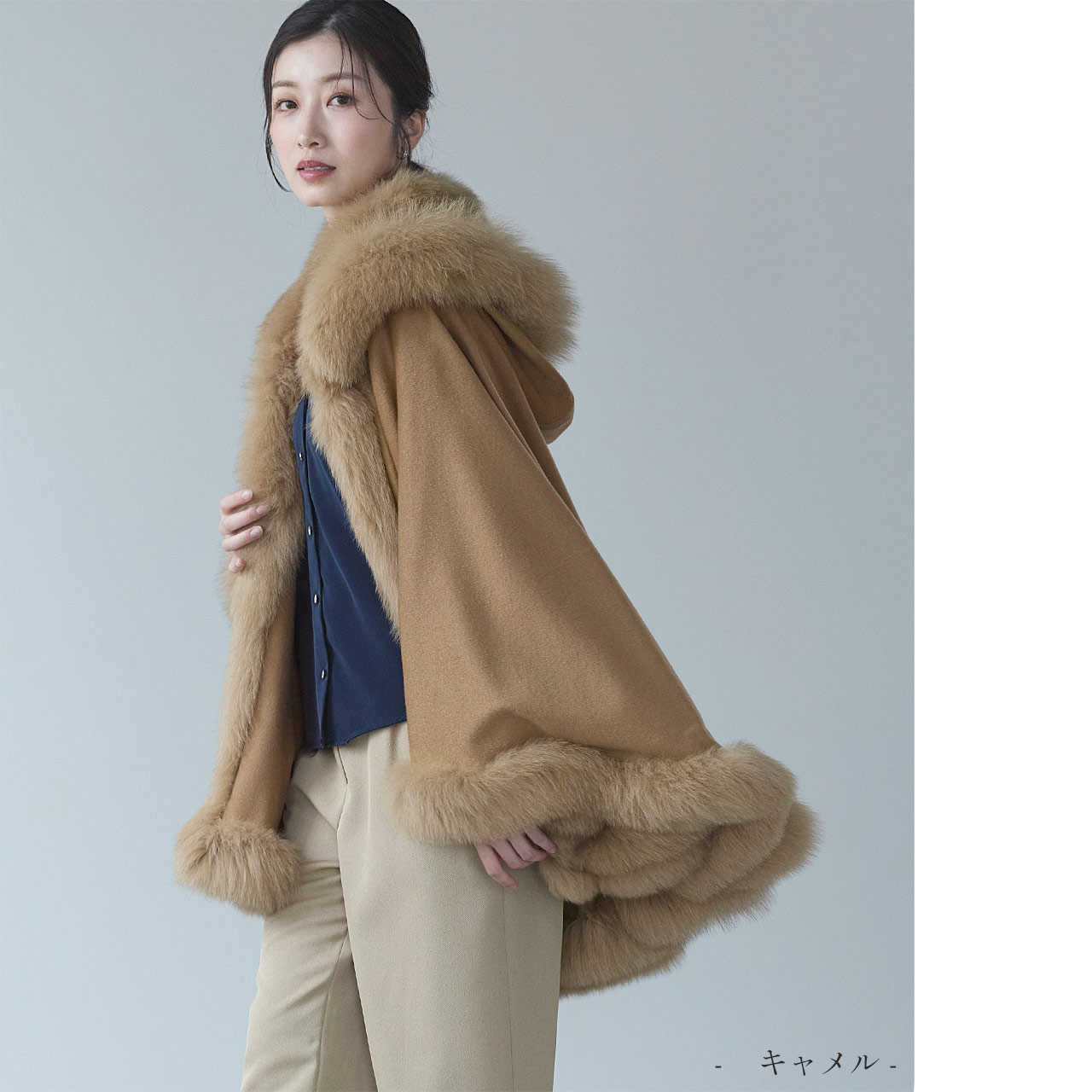 Filomo（フィローモ） ＜爆買＞[10%offクーポン]カシミヤ ケープ