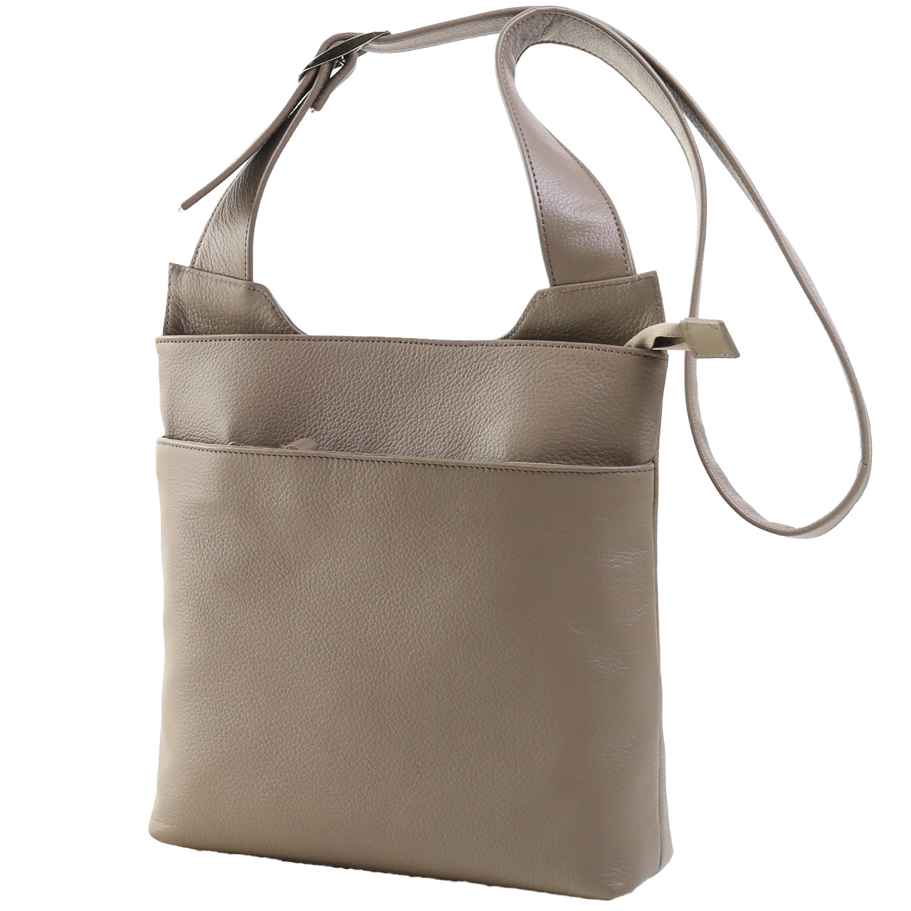 Jamale（ジャマレ） 日本製 牛革 ショルダー バッグ メンズ 本革 軽量