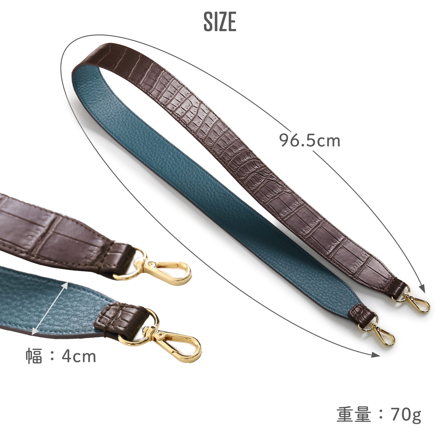 sankyo shokai（三京商会） ショルダーストラップ 太め 40mm