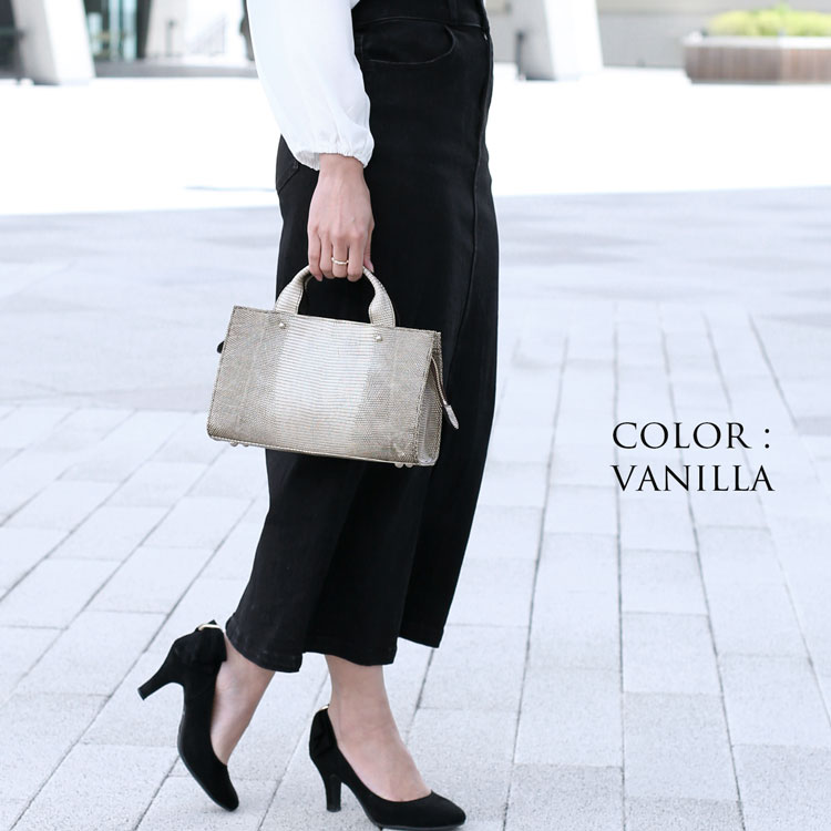 sankyo shokai（三京商会） ＜爆買＞リザード 2wayバッグ ハンドバッグ