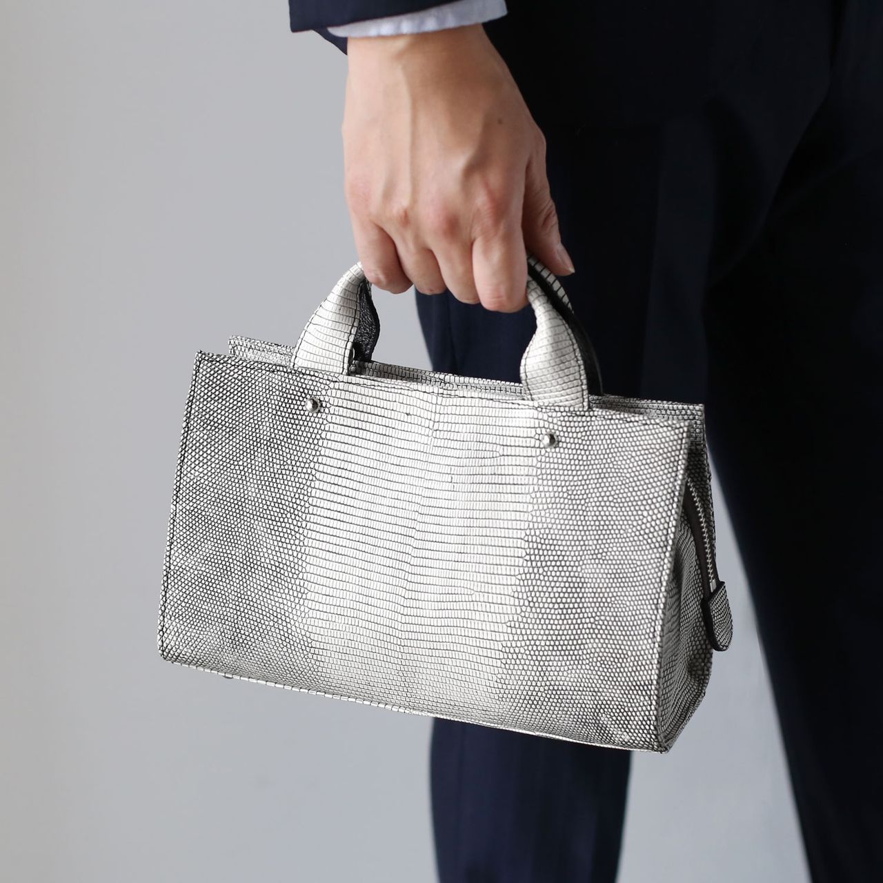 sankyo shokai（三京商会） ＜爆買＞リザード 2wayバッグ ハンドバッグ