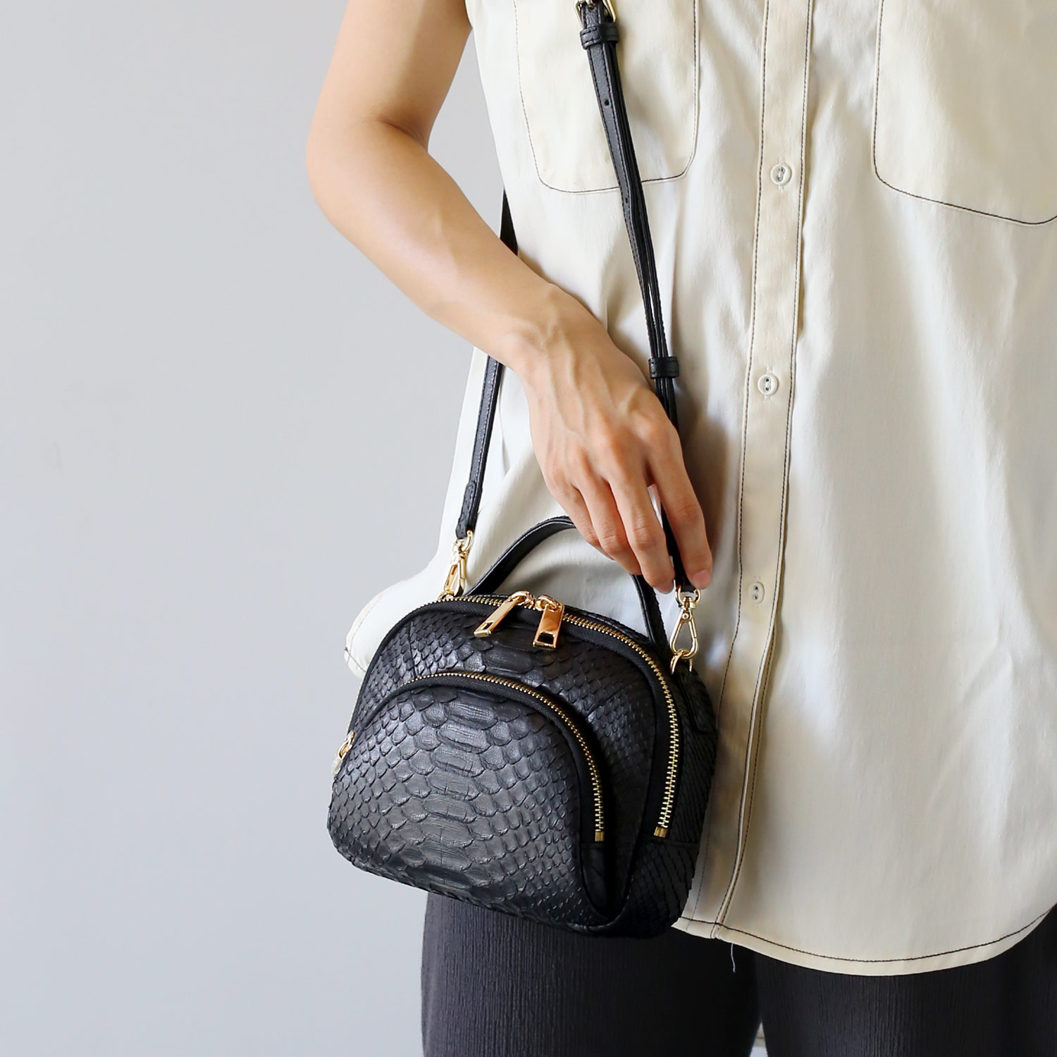 sankyo shokai（三京商会） ＜爆買＞パイソン ポシェット バッグ 全10