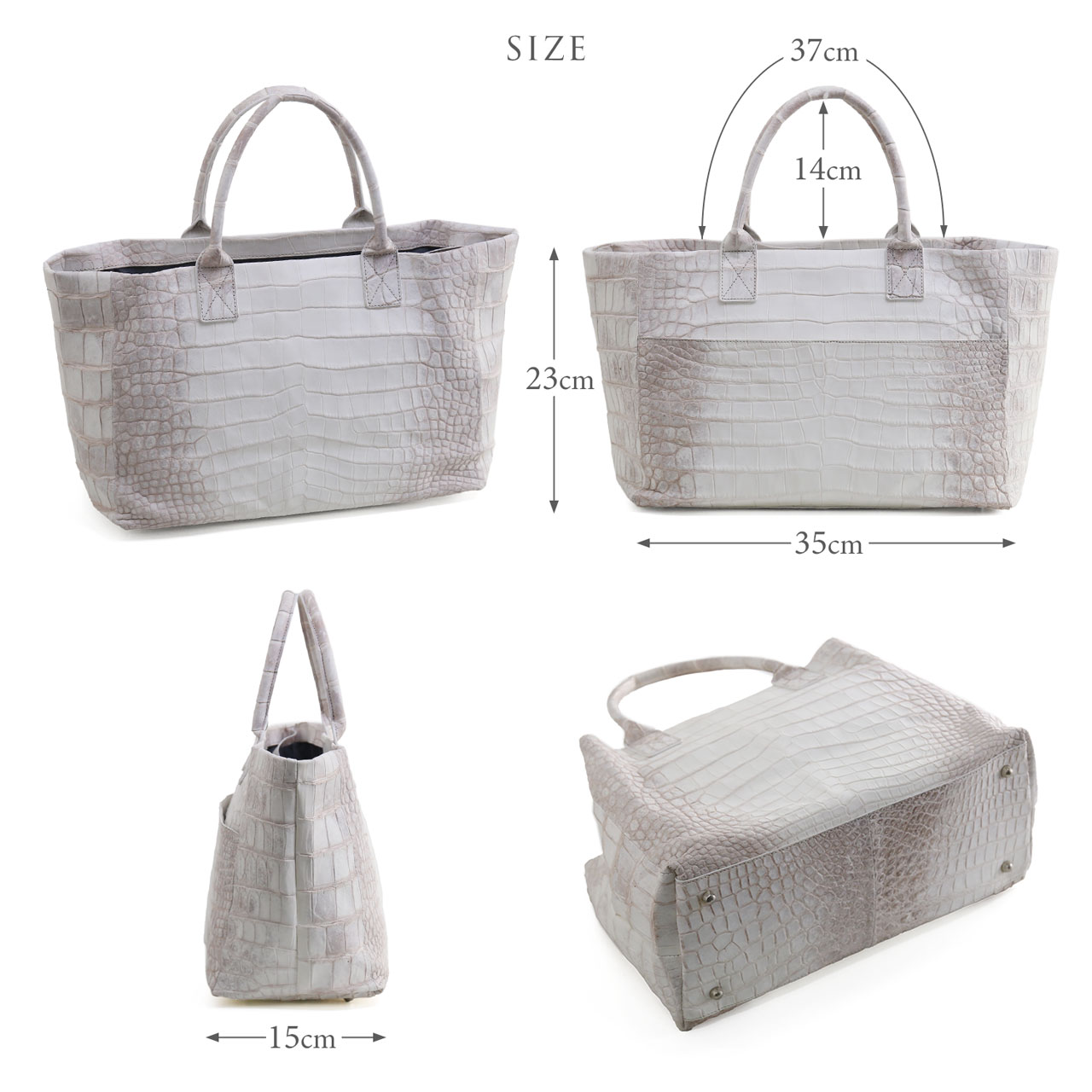 sankyo shokai（三京商会） ＜爆買＞ヒマラヤ クロコダイル トート