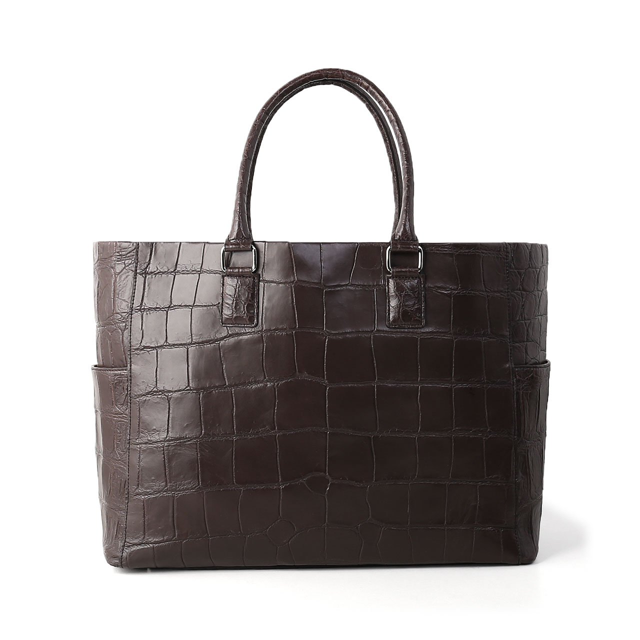 sankyo shokai（三京商会） クロコダイル トート バッグ バイカラー