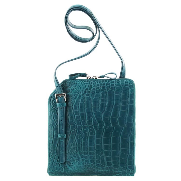 sankyo shokai（三京商会） スモール クロコダイル ショルダーバッグ