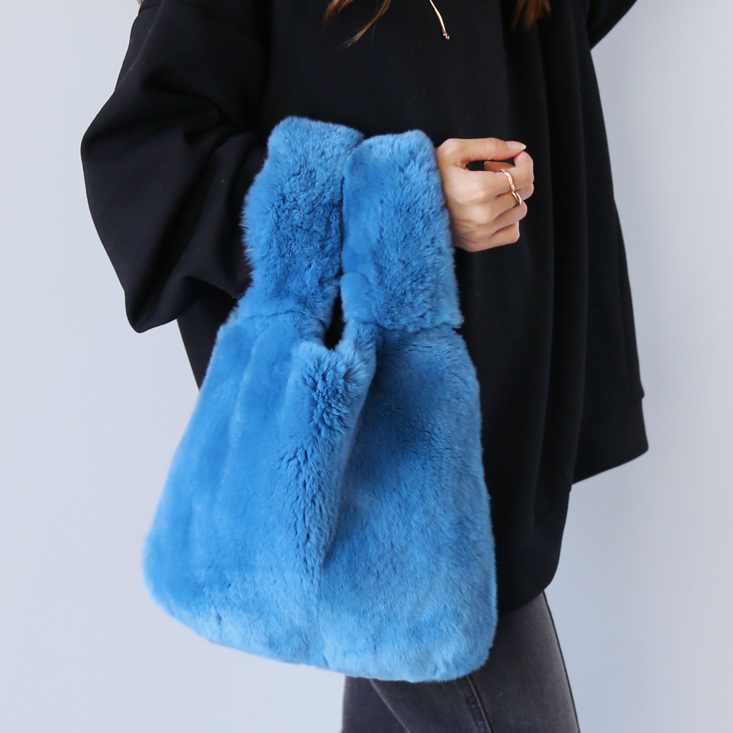 sankyo shokai（三京商会） ＜爆買＞レッキス ファーバッグ レディース