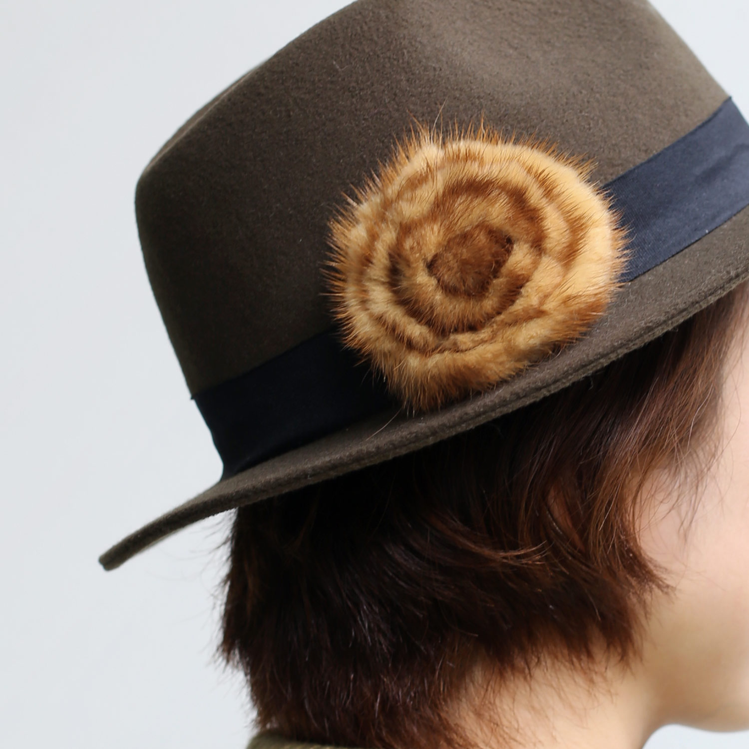 sankyo shokai（三京商会） ＜爆買＞ファー コサージュ ブローチ