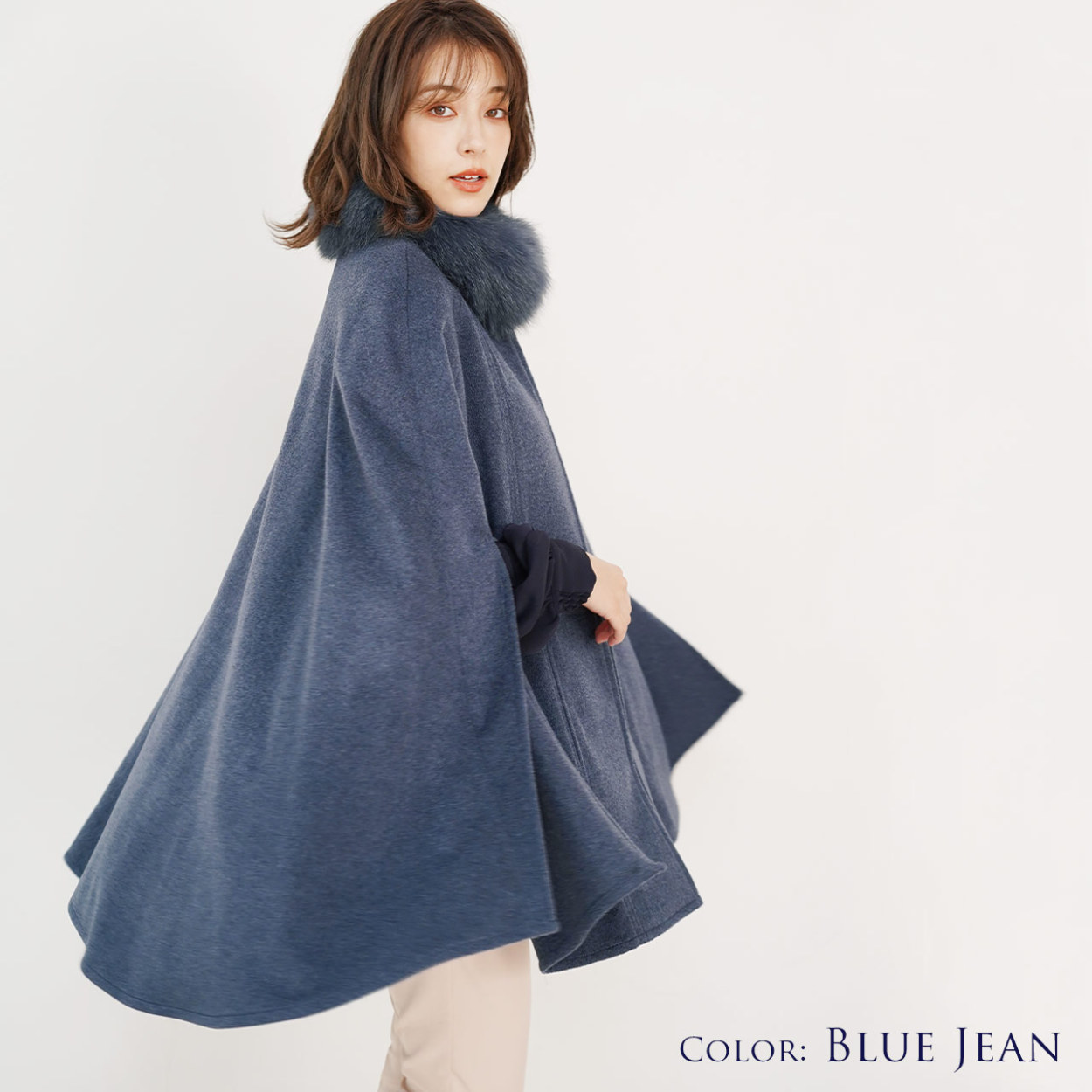 Filomo（フィローモ） ＜爆買＞Filomo カシミヤ ケープ ポンチョ