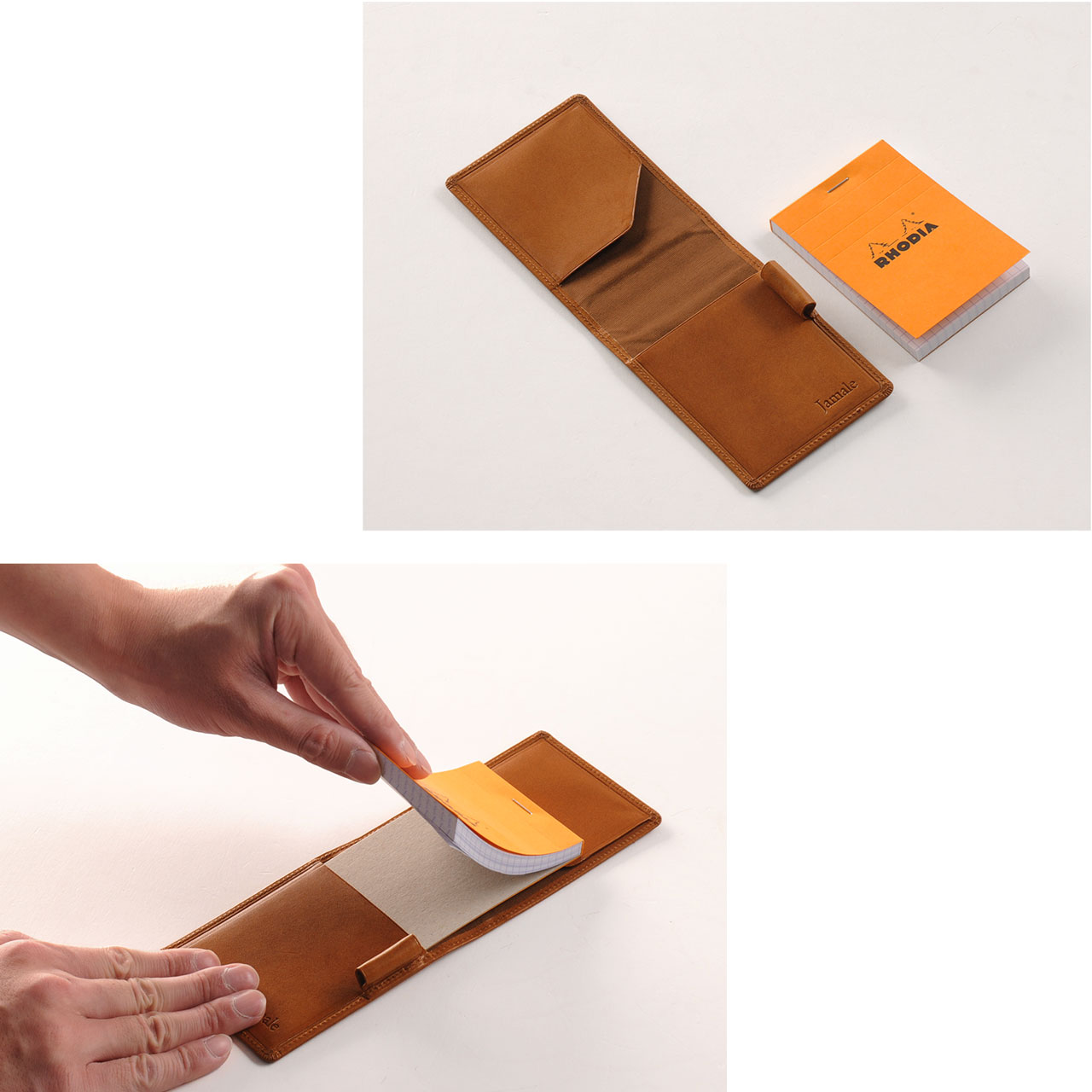 Jamale（ジャマレ） 栃木レザー メモカバー Jamale No.11 ロディア