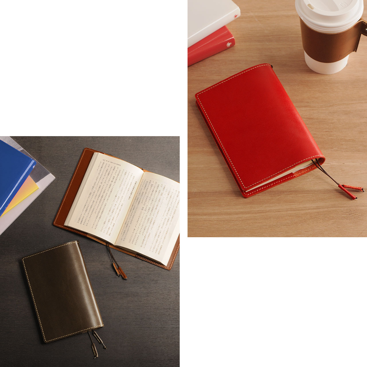 Jamale（ジャマレ） ブックカバー 栃木レザー 文庫本 サイズ 革 日本製